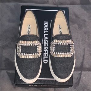 Karl Lagerfeld slip on sneakers